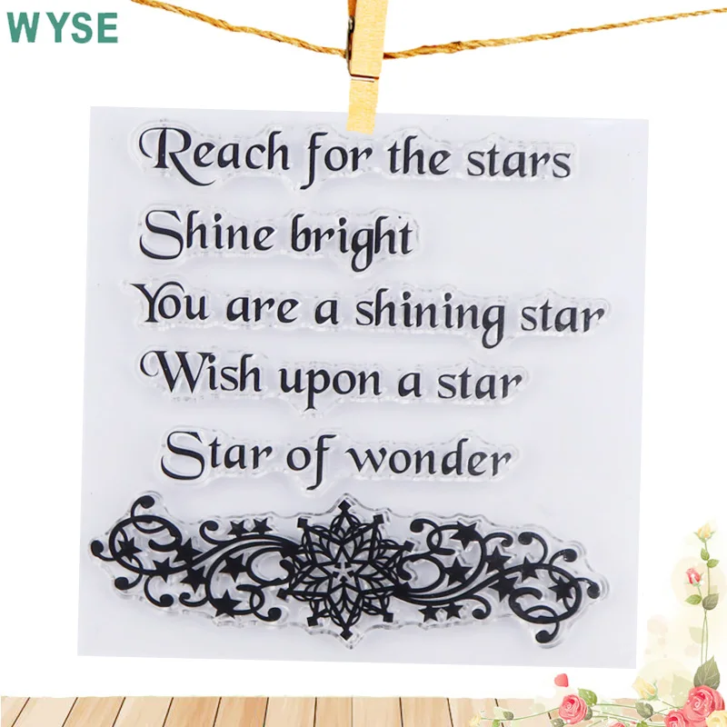 

words Stamps and Dies lettler Clear Rubber Stamp set with Metal Cutting Die Craft for card making Scrapbooking Decoration