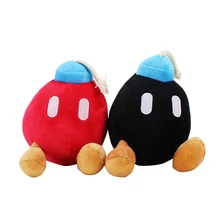 5inch Super Mario Bros Bomb Plush Stuffed Dolls 2colors Yoshi Plush Toys Plush Toys Keychain Cellphone