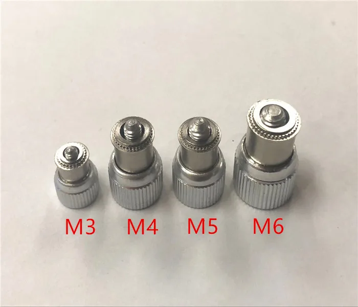 

M3-M6 loose off screws pressure rivet screw spring pressed flexible bolts panel cabinet combination pressured bolt PF11 white