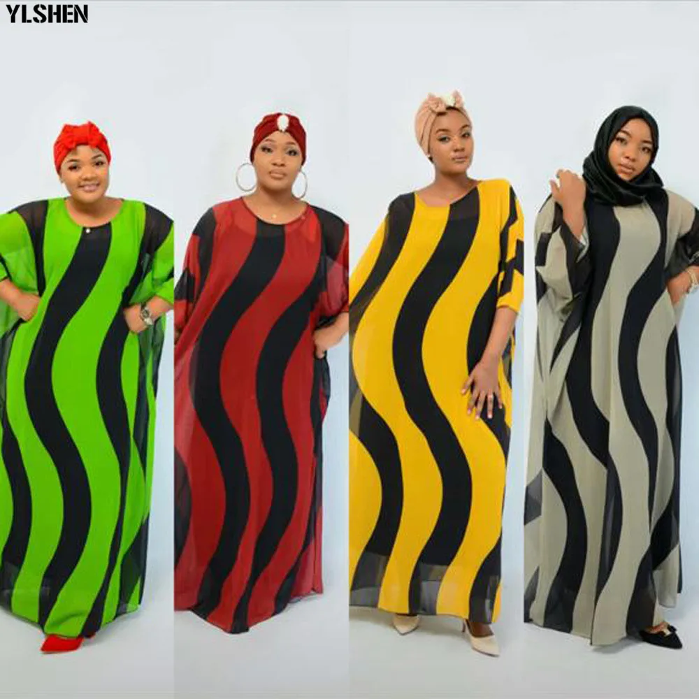 Length 145cm Bust 130cm African Dresses For Women Africa Clothing Muslim Long Dress Length Fashion African Dress For Lady 01