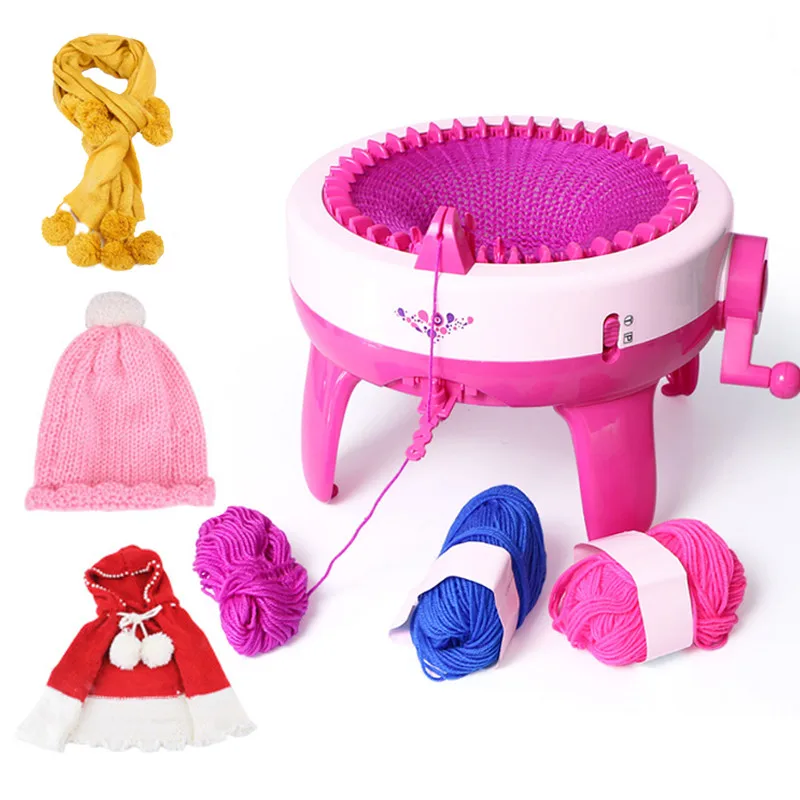 

40 Needle Positions Big Hand Knitting Machine Weaving Loom knit for Scraf Hat Children Educational Learning DIY Knitting Tool