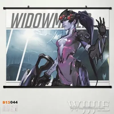 

Anime Wall Scroll Home Decor Unisex Gift Overwatch Widowmake S13044 60*45