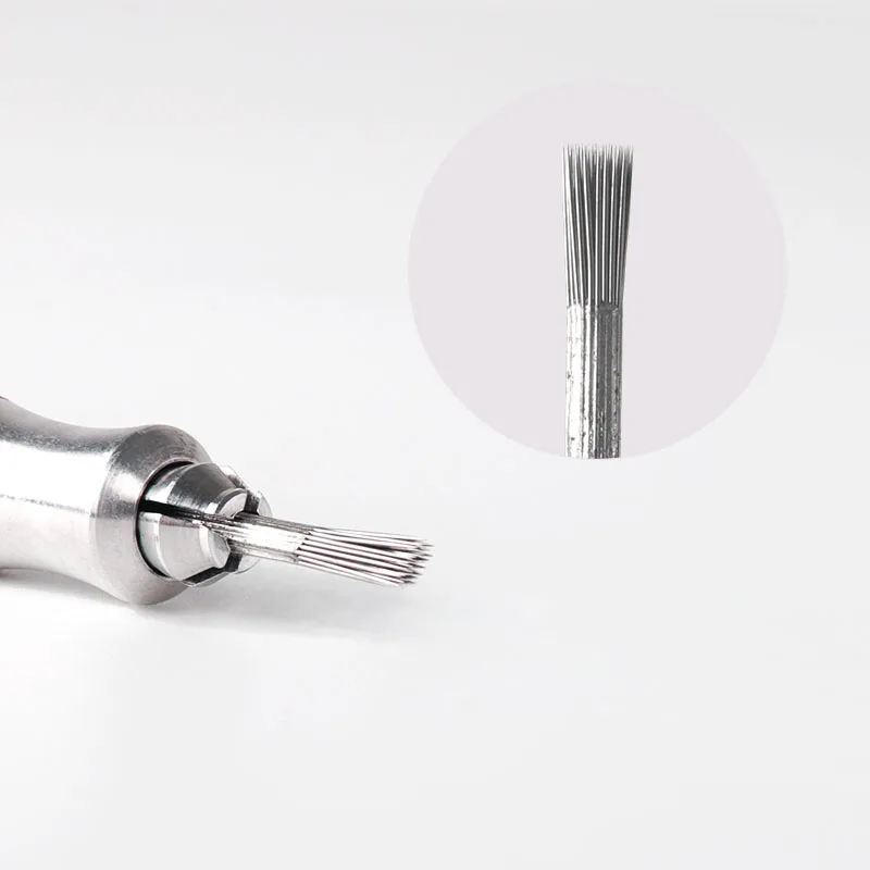 

50pcs Professional Microblading Eyebrow Tattoo Needles 40pin Sterilized Disposable microblade Tool for Permanent Makeup Supplies
