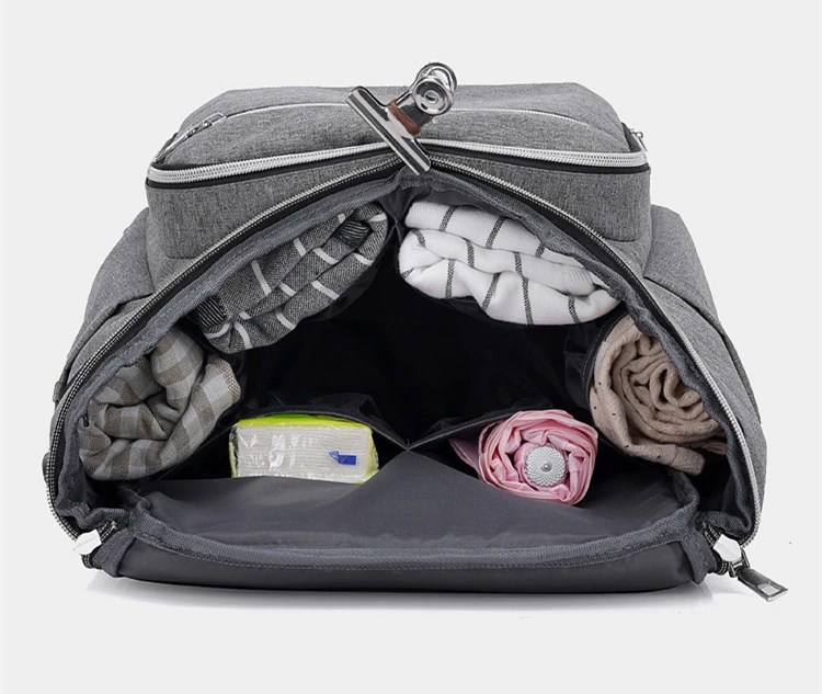 Fashion Baby Diaper Bags With Usb Interface Large Capacity Waterproof Mummy Maternity Nappy Bag For Mom Multifunctional Backpack (40)