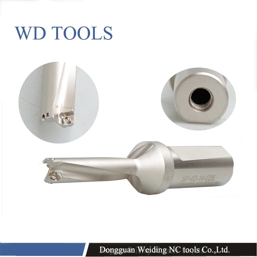 

SP Indexable Insert drill 3D 14-50 mm SP U Drill Type CNC Indexable Insert Drills Lathe Metal Cutter Tool CNC drills