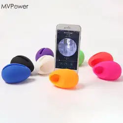 Mvpower яйцо силиконовые Рог аудио Усилители домашние музыка Динамик стол держатель подставка для iPhone 6/6 Plus Интимные Аксессуары Разные цвета
