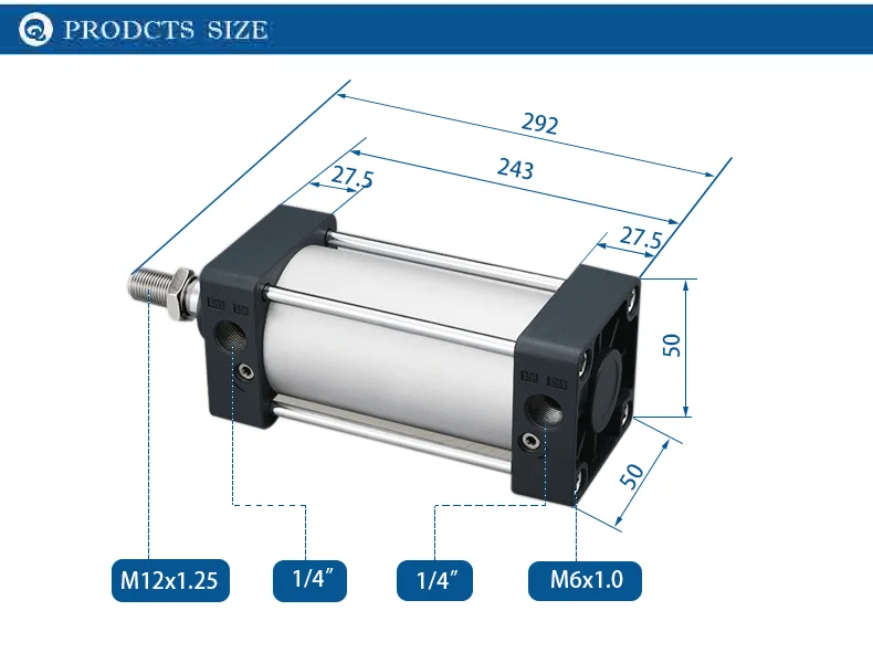 Дополнительный магнит SC40* 150 40 мм диаметр 150 мм ход SC40X150 Серия SC одинарный стержень Стандартный пневматический цилиндр SC40-150