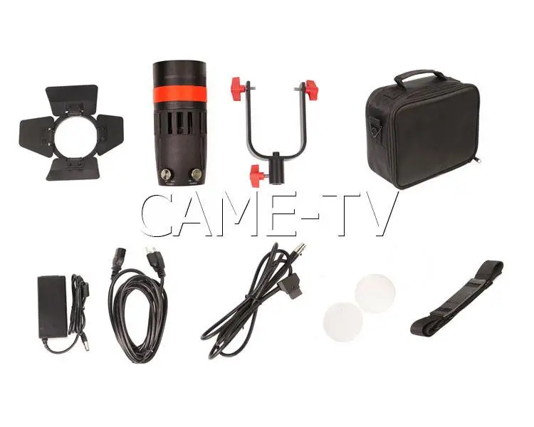 1 шт. CAME-TV Boltzen 55w Fresnel Фокусируемый светодиодный двухцветный с сумкой