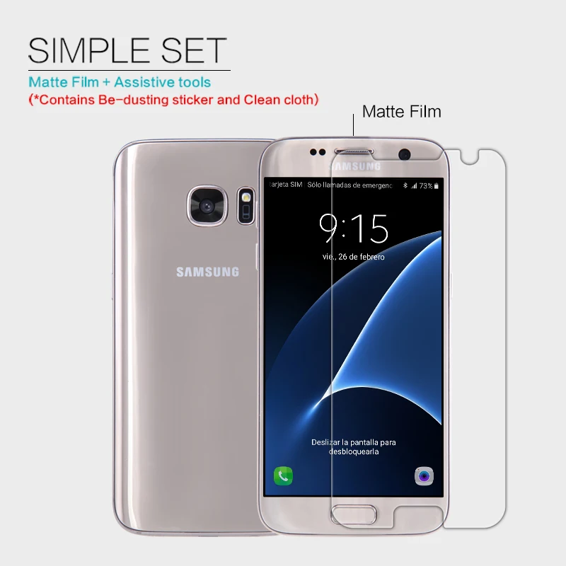

For samsung galaxy s7 Nillkin Matte Scratch-resistant Protective Film for samsung galaxy s7 edge screen protector free shipping