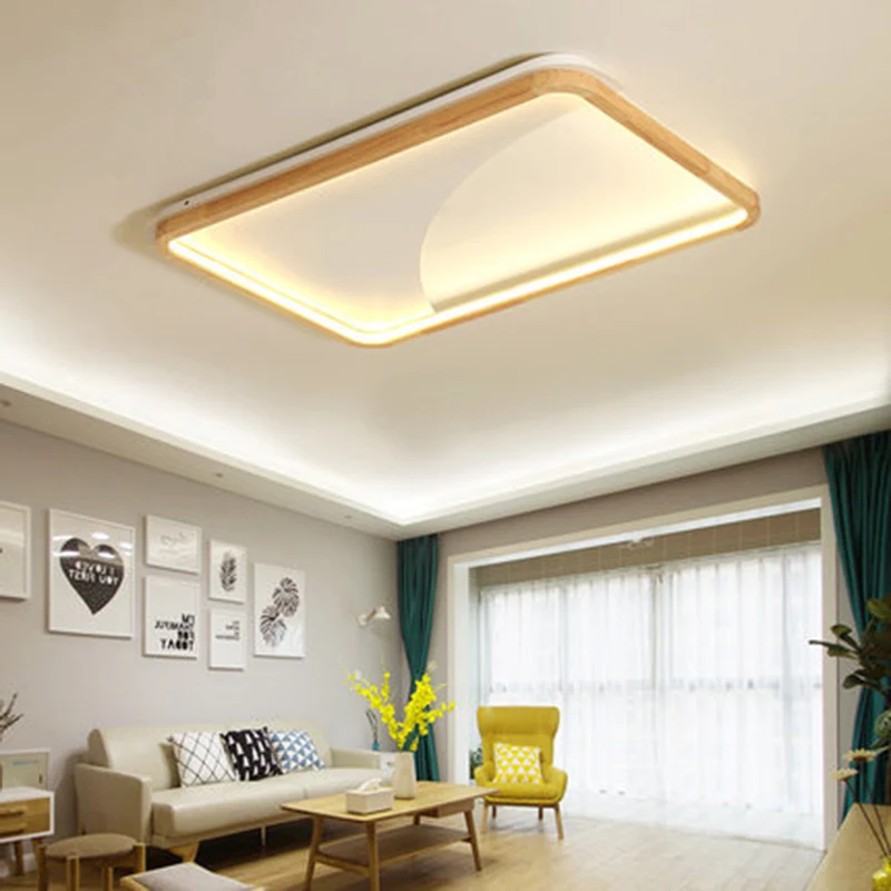 

Ceiling light simple design luxury dimming remote control bedroom fixtures Overhead Square contemporary Modern led ceiling lamp