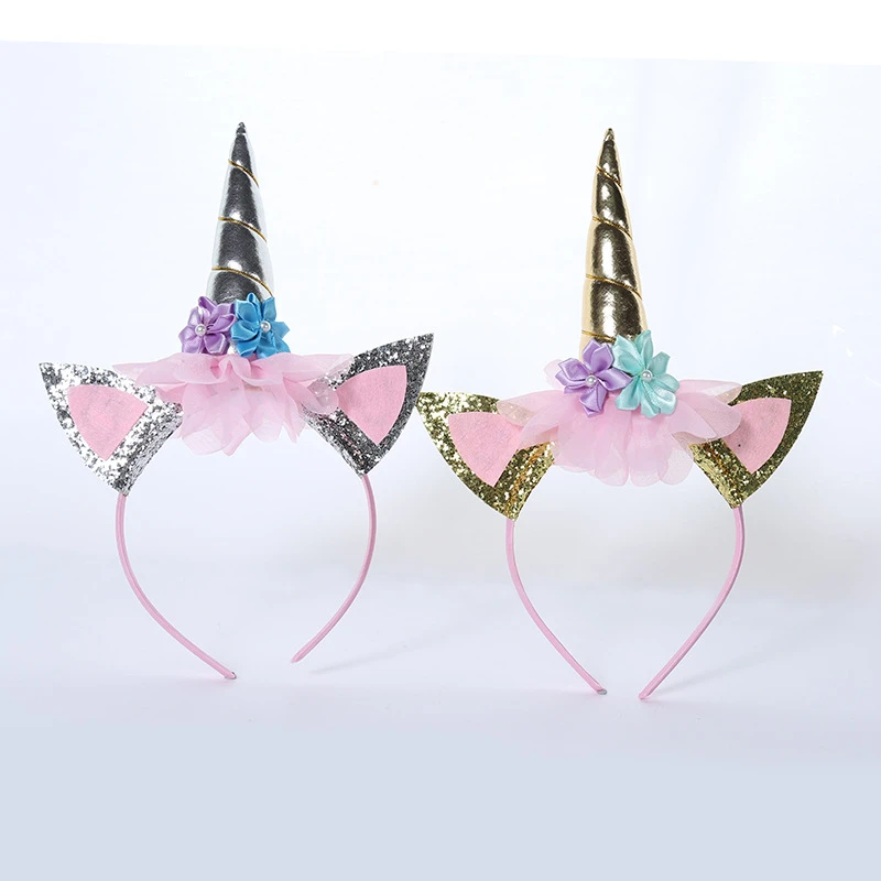 Accesorios para el cabello para bebé y niña, diademas de unicornio, tela de gasa, Celestia, poni, artículos para fiesta de para el - AliExpress