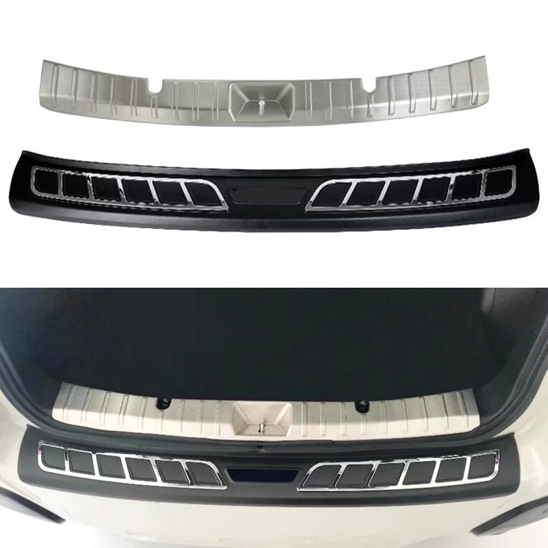 

2PC Stainless Steel Rear Bumper Protector Sill Trunk Trim For Subaru XV 2018 Car Accessories