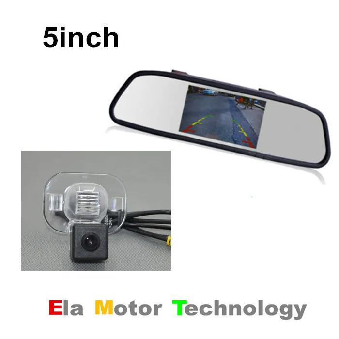 5inch Car Rear View Mirror Monitor Parking Monitor with Special Car Reverse Camera for Hyundai