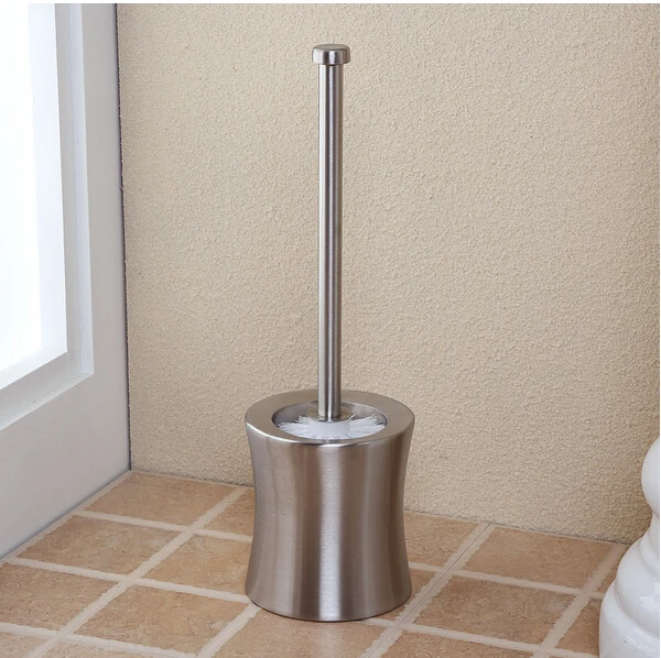

Durable Type Toilet Stainless Steel Toilet Brush Holder Set for Bathroom Bath Products Home & Garden