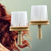 Натуральные Деревянные профессиональных парикмахерские кисти мягкие салон стрижки шеи Duster Кисть Парикмахерская Парикмахерские инструменты для укладки