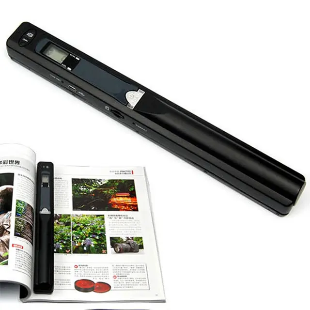 Portable 900DPI Handyscan scanner JPG / PDF Formate A4 Document Book ...
