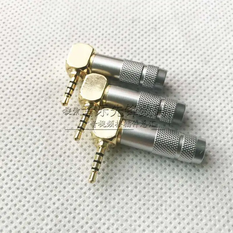 

2pcs Bright surface 2.5 gold plated 4 section 6mm aperture bending inserts 2.5mm four-level balance elbow