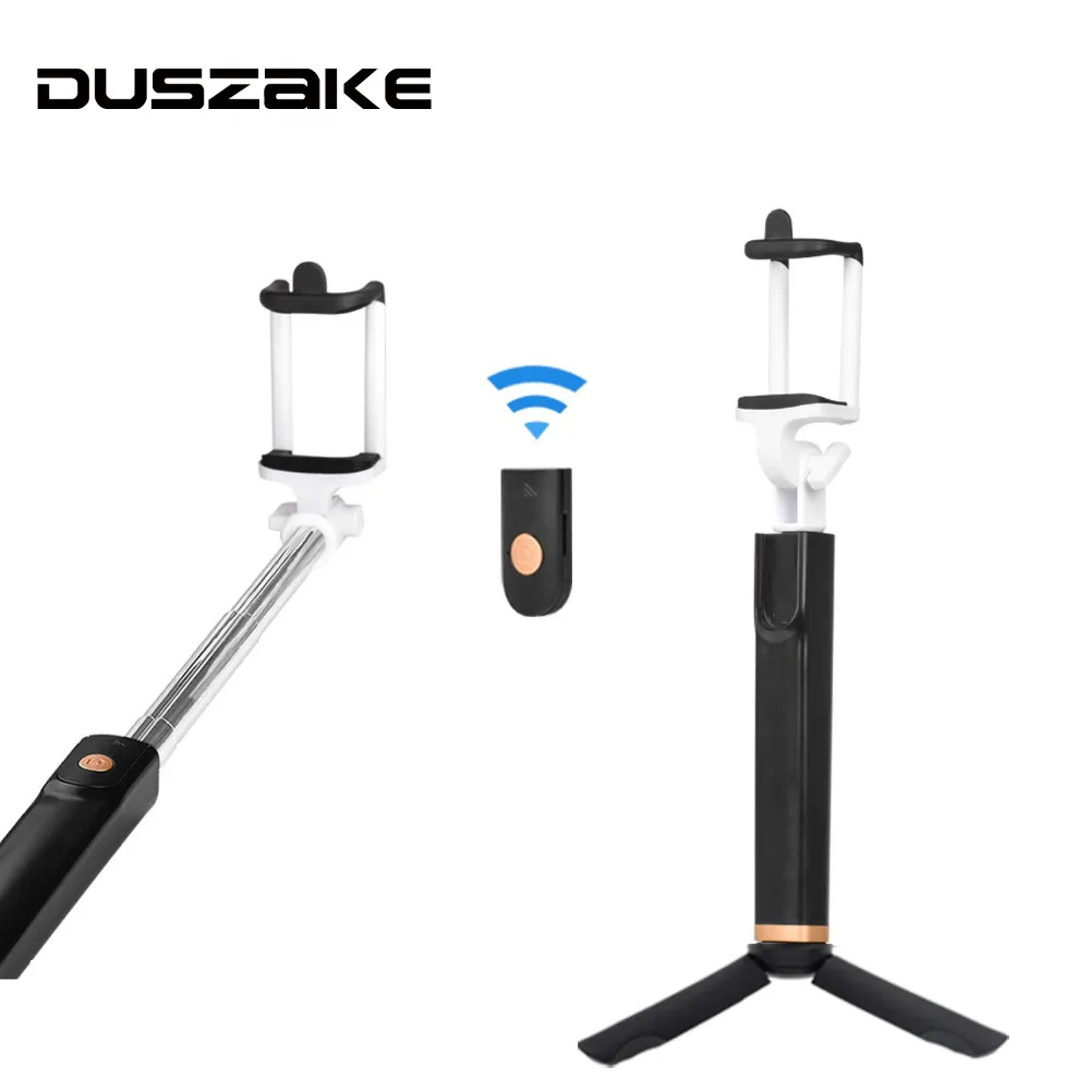 

DUSZAKE Monopod Selfie Stick Smartphone Selfie Sticks Bluetooth Extendable Stick Tripod Monopod For Gopro Xiaomi Iphone Samsung