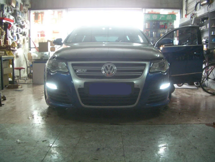 

NEW arrival for VW R36 led drl daytime running light super bright with dimmer function and yellow turn light function