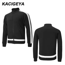 Мужские куртки для пробежек, тренировочная одежда для спортзала, толстовки с длинными рукавами, полосатые брендовые рубашки на молнии для фитнеса, мужская спортивная одежда, пальто, новинка