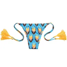 Сексуальные плавки с кисточками, стринги, женская одежда для плавания, женские бикини купальные плавки, купальный костюм, купальный костюм, бразильские стринги, Пляжное нижнее белье