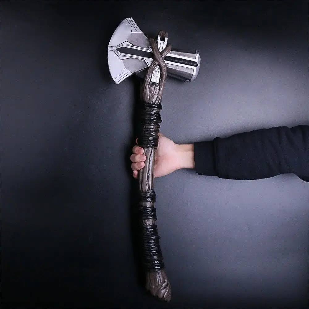 2018 Infinity War Thor Stormbreaker Axe Cosplay Avengers 3 Thor New Handmade Axe Halloween Party Props (2)
