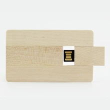 Высокое качество 64 Гб 128 Гб ручка привод деревянная Кредитная карта мини USB флэш-накопитель 512 Гб карта памяти Флешка с углублением под большой палец диск карты 2,0