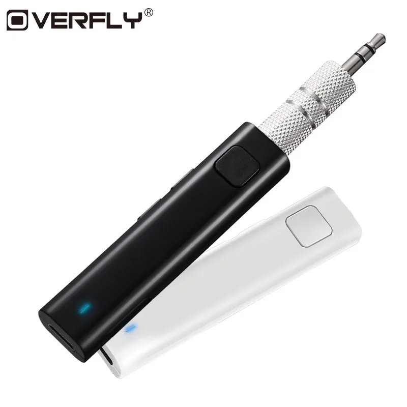 

Overfly Wireless Adapter 4.2 Aux Music Audio Receiver 3.5mm Stereo Audio TF Card Plug Bluetooth Music Audio Receiver Adapter