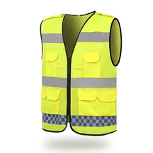ZK20 Прямая поставка светоотражающий жилет безопасности одежды с карманами светоотражающий жилет рабочее место
