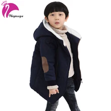 New Brand 2018 Autumn Winter Kid s Fashion Casual Jackets Boy s Cashmere Long Sleeve Hooded
