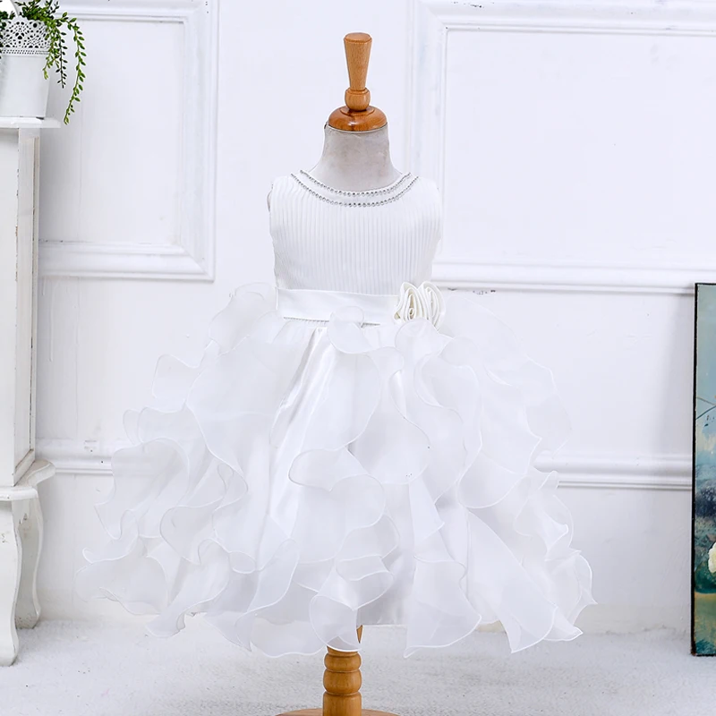 white floral ball gown