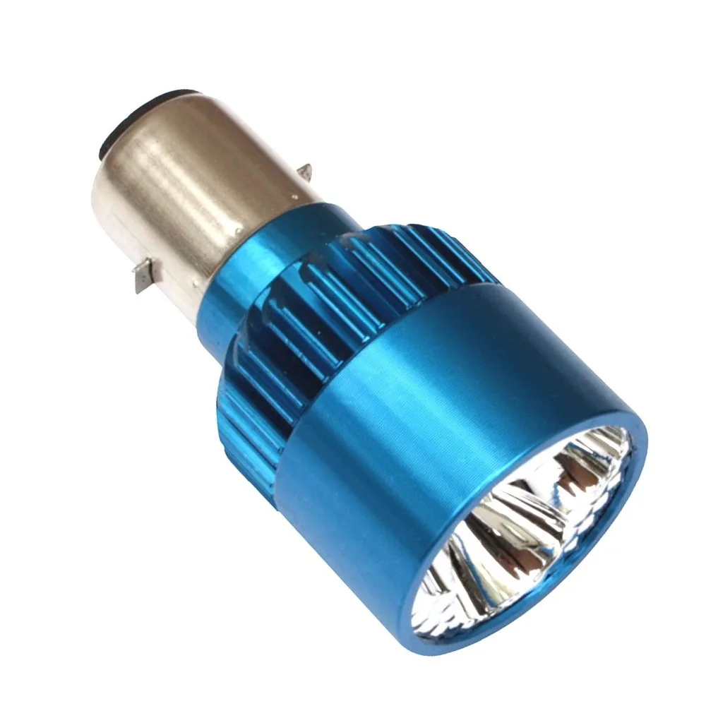 

2 Piece 12-80v 15W H6 BA20D LED E-bike Electric Bike Motor/Moped/Scooter/ATV Headlight High Low Beam H/L