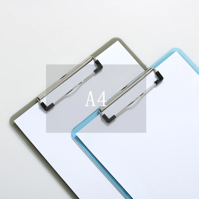 1 Pcs A4 Plastic Clipboard Clips Folder Clip Board Writing Pad School