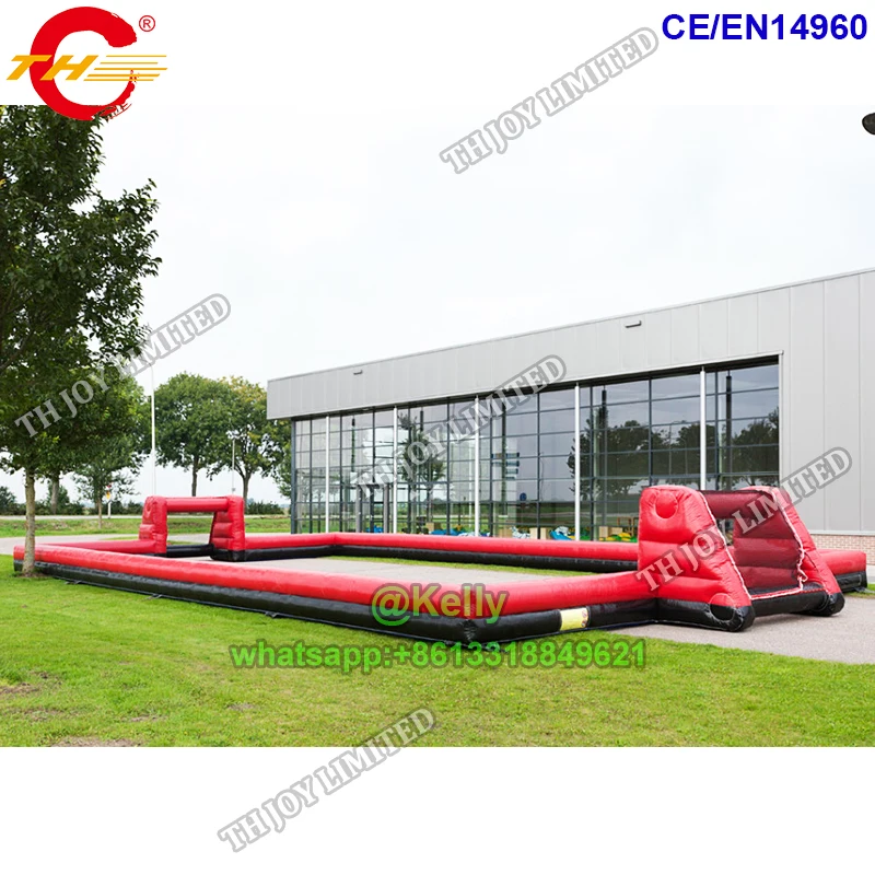 Бесплатная доставка воздуха 12x6 m/15x8 m/20x10 m портативная надувная футбольная