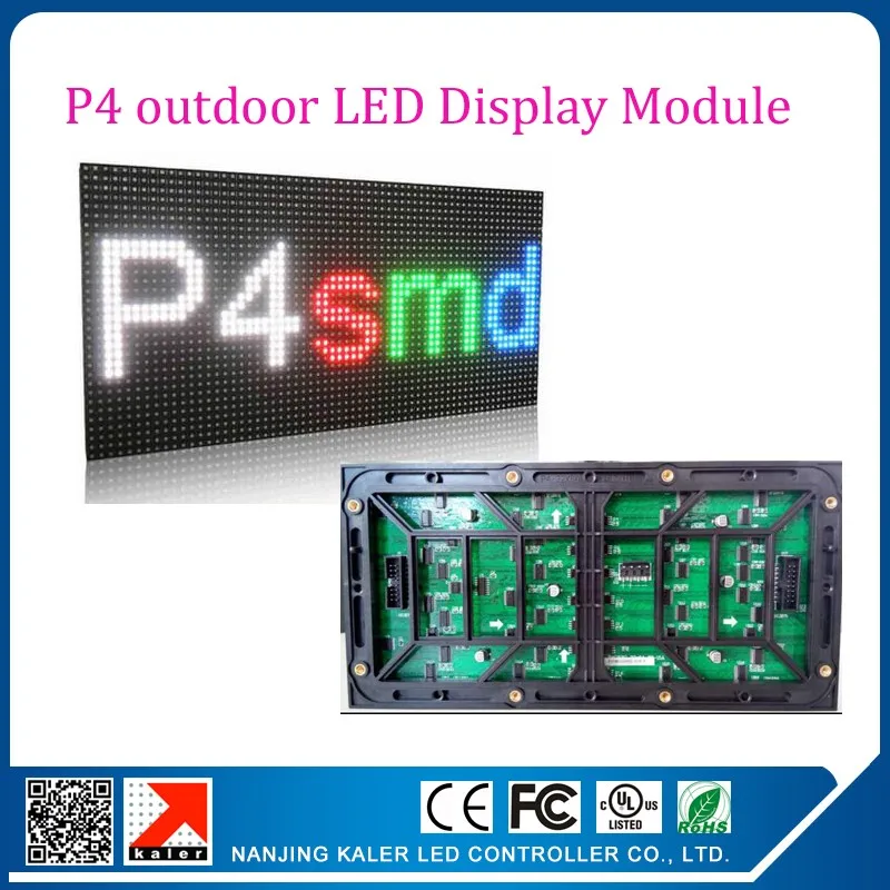 

100pcs/lot P4 outdoor full color led display module, SMD 3 in 1 RGB LED Unit panel for LED large screen video wall