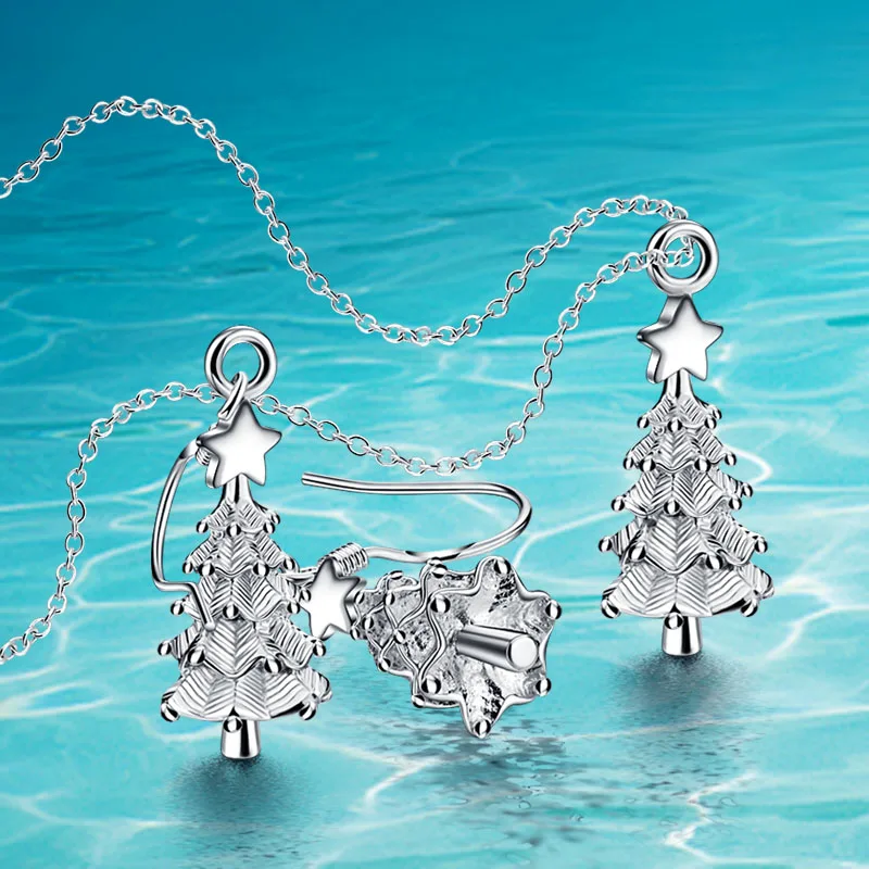 Collier Câlin Couple + Boucles D'Oreilles - Ensemble Bijoux Romantique En Métal Pour Femme - Cadeau Saint-Valentin, Anniversaire