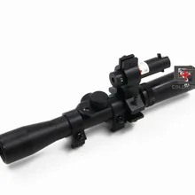 4x20 винтовка компактный прицел страйкбольного оружия прицел Красная точка прицелы тактический Air оружие Hunting caza оптические прицелы w/20 мм rail