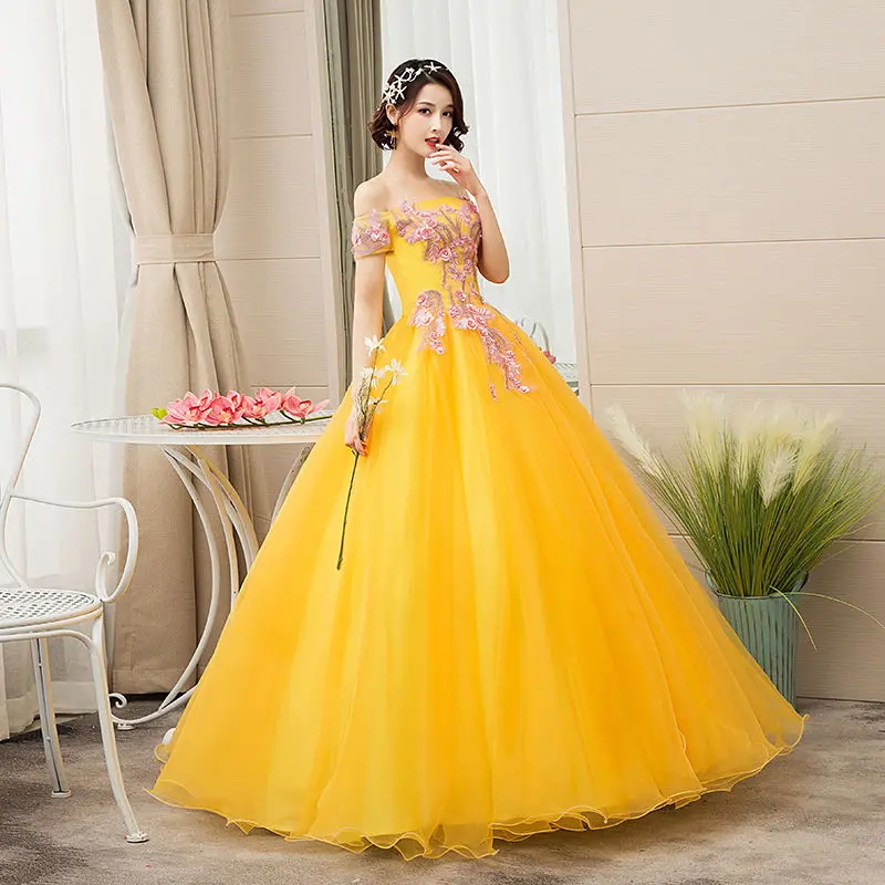 Quinceanera Dresses New The Golden Off The Shoulder Lace Vestidos 15 Anos Party Party Prom Quinceanera Gown