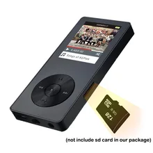 Original BENJIE K9 Metal MP4 Player 8GB Build-in Speaker HIFI Lossless Sound FM Radio Recording Music player Chrismas gift