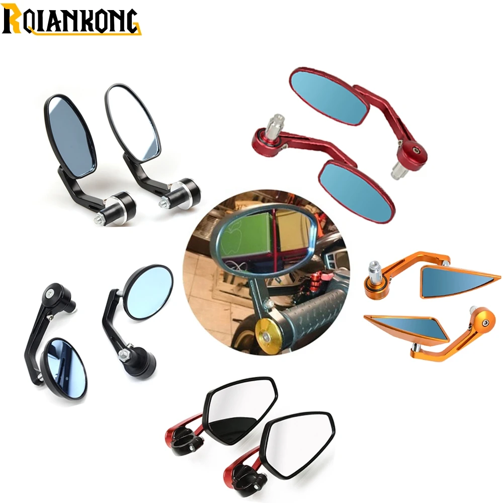 

For Ducati Hypermotard 1100 796 821 939 MTS1000SDS/MTS1000DS MTS1000 Motorcycle Rear View Mirrors Handlebar Bar End Side Mirror
