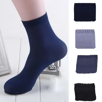 

10 Pairs Socks Men One Size Ultra-thin Elastic Silky Short Silk Stockings Men Socks