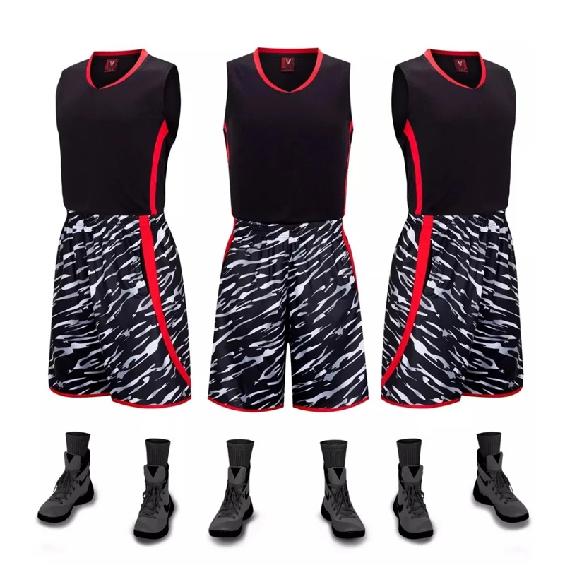 Мужские баскетбольные трикотажные изделия колледжа Заказная команда отброс баскетбольные майки высокого качества спортивные костюмы для бега