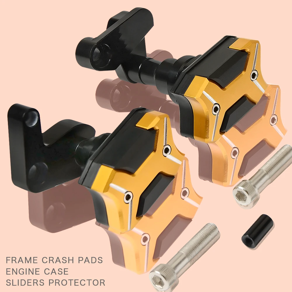 

Falling Protectors Moto CNC Frame Slider Anti Crash Caps engine protection Moto Frame Sliders For Kawasaki Ninja ZX10R 2008-2010