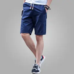 Woodvoice 2018 для мужчин летние мужчин's повседневное пляжные шорты мужские высотой до колена дышащие плюс размеры M-5XL семь цветов Avialable