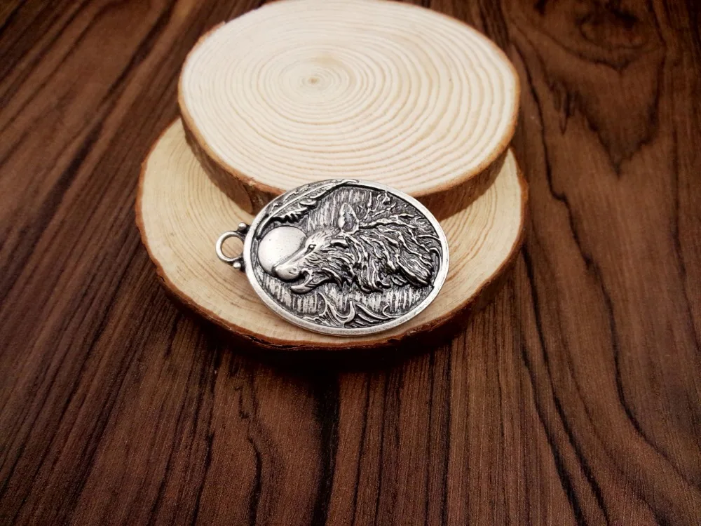 1 шт. кулон в виде воющего волка|pendant earing|jewelry pendant designspendant silver jewelry |