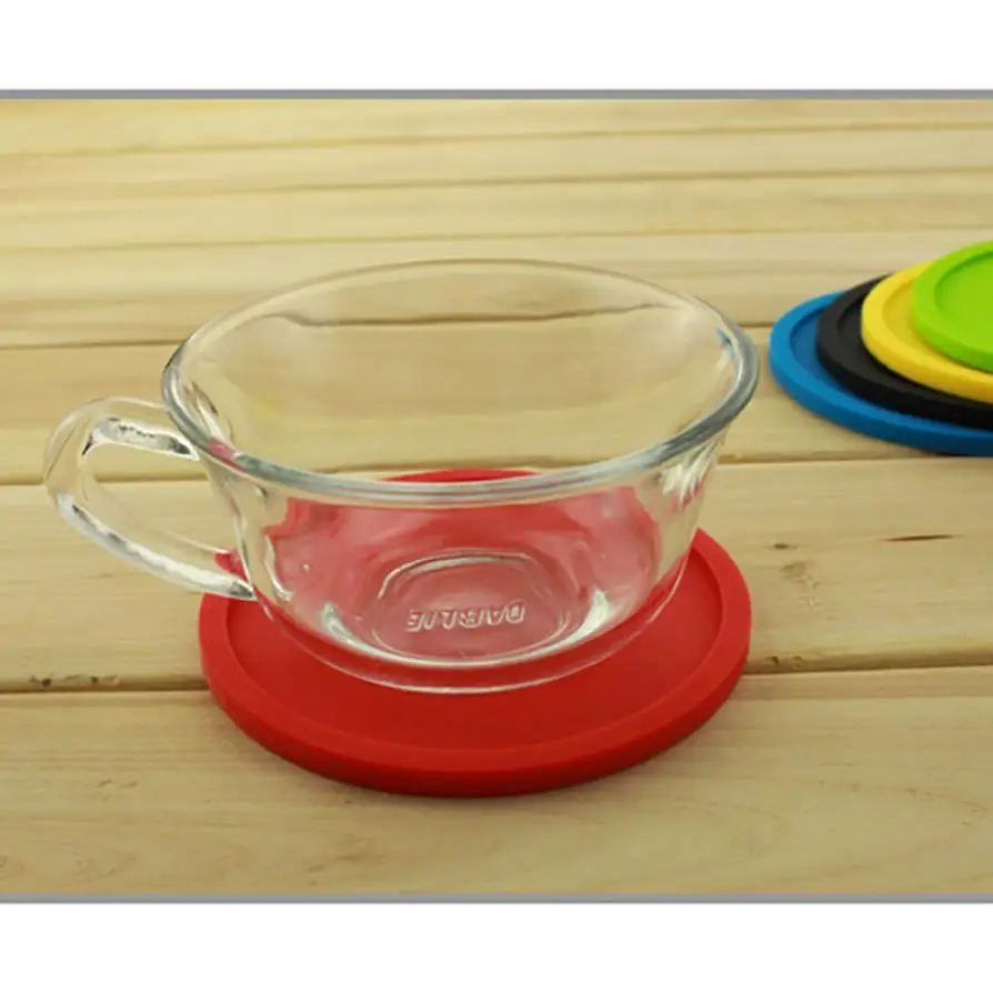 5pcs/lot silicone coffee cup mat mug pad glass tableware | Дом и сад