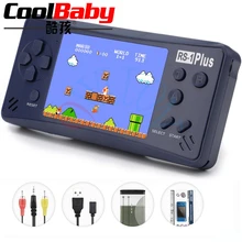 RS-1 плюс Видео игровой плеер для детей взрослых ТВ Видео игровая система Встроенный 218 ретро классические игры 3," lcd 1 USB зарядка