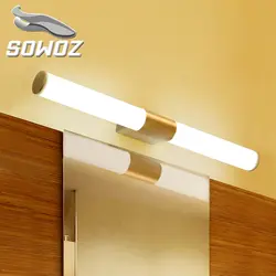 SOWOZ Настенные светильники Ванная комната светодиодный свет зеркала Водонепроницаемый 16 Вт 22 Вт AC85-265V светодиодный трубки современный