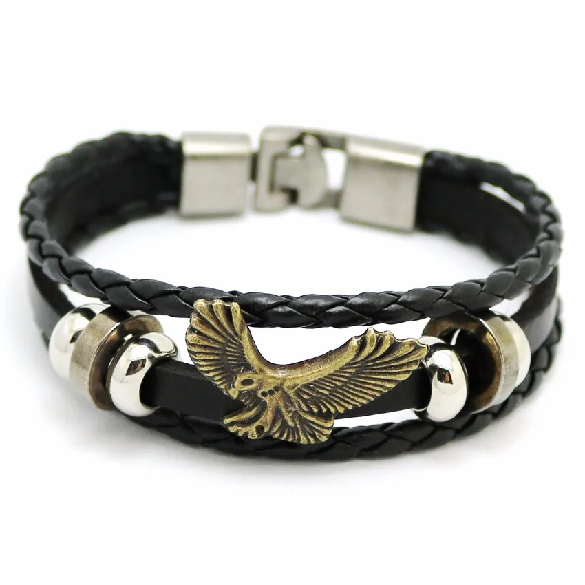 Janeyacy 2018 Vintage Scorpion Bracelet Women Multilayer Leather Bracelet Men’s Charm Hot Bracelet Bracelet Accessories Pulseras