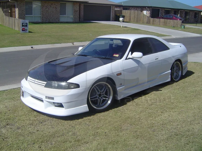 1995-1998 Nissan Skyline R33 GTS 2D M Sport Style Body Kit FRP (3)